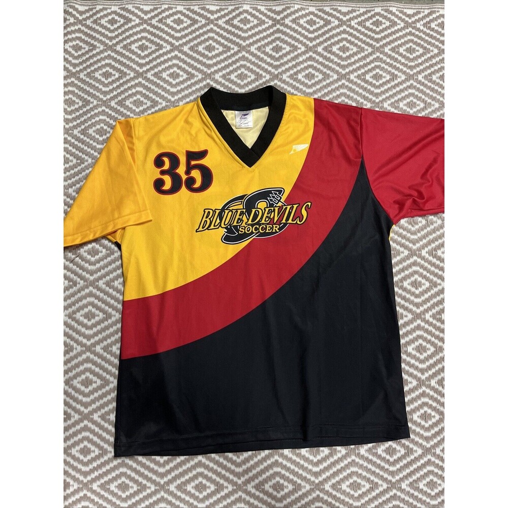 DYNAMIC TEAM‎ SPORTS Blue Devils Soccer #35  Jersey Sz XL